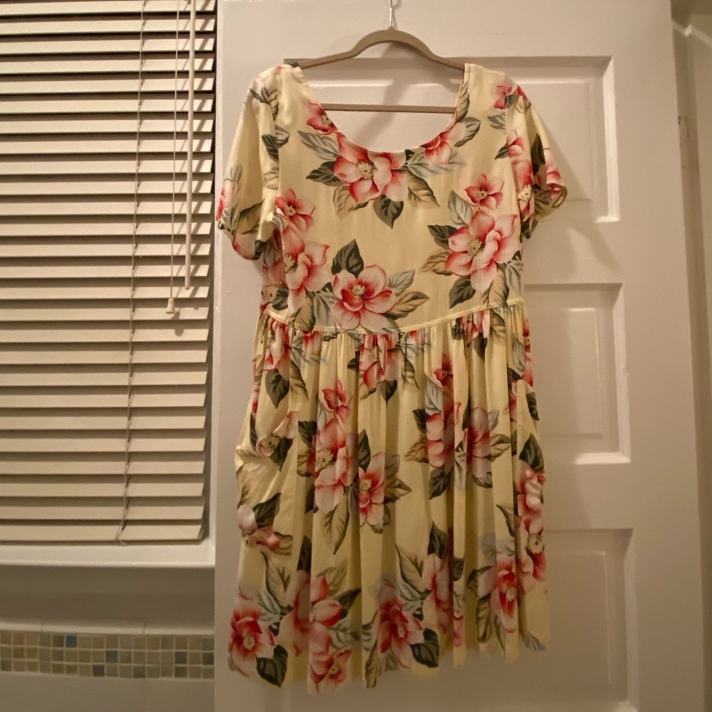 Vintage Floral Mini Dress